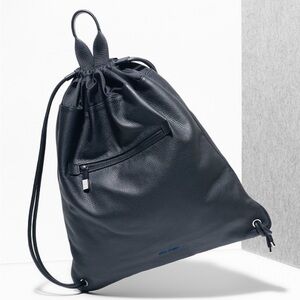Dior Homme Black Leather Backpack